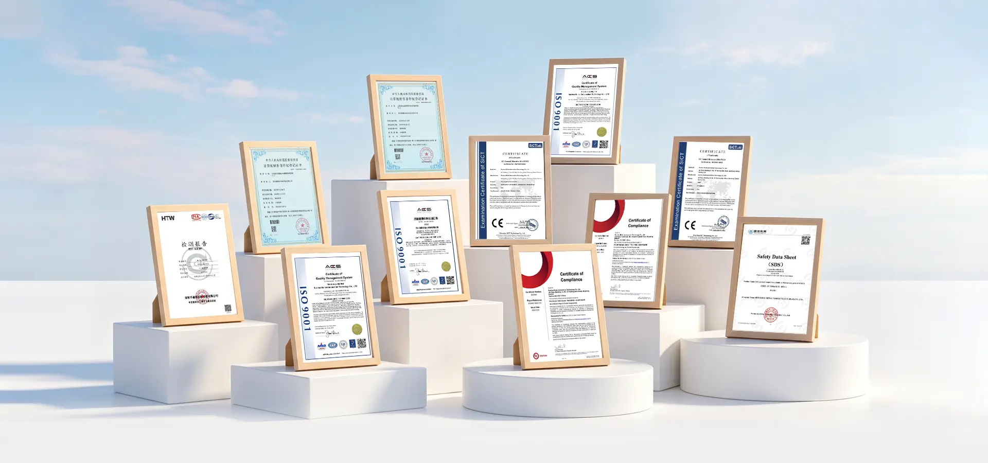 Produttore certificato ISO 9001 e CE in Cina